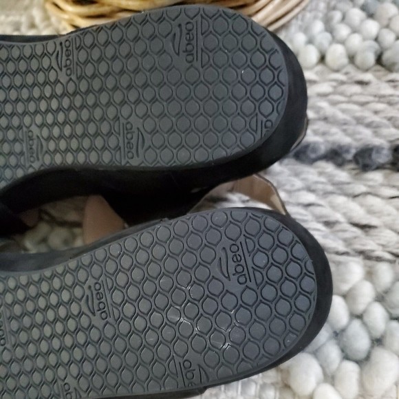 Abeo Gabrielle Black Adjustable Custom 3D Insole Wedge Sandals Women's 10 - Picture 7 of 12